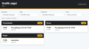 07 Grafik / plan zajęć